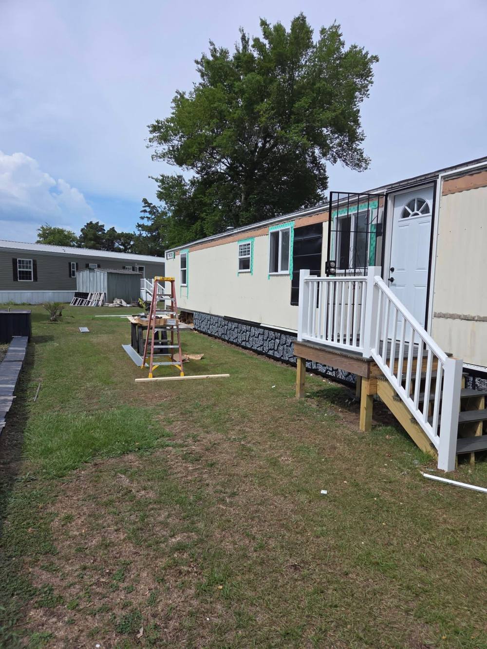 Trailer renovation in progress